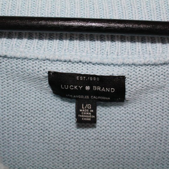 Lucky Brand Striped Color Block Sweater - Picture 2 of 6